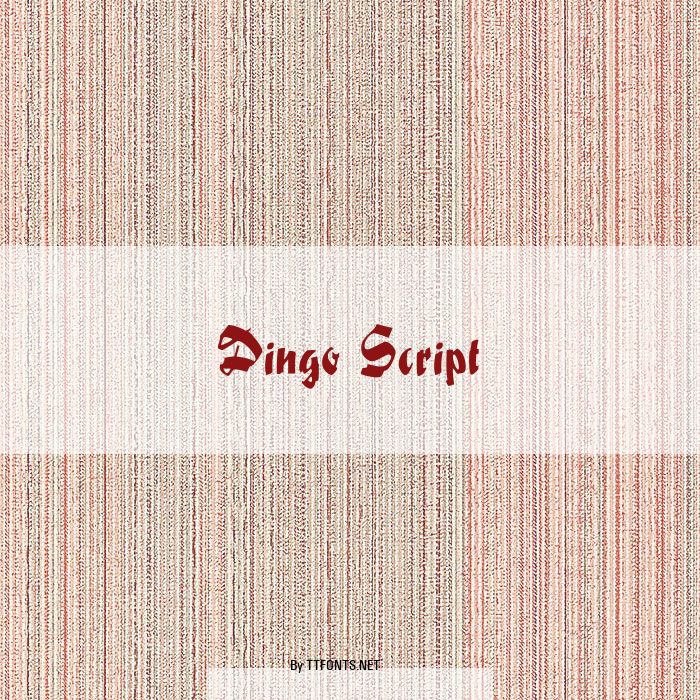 Dingo Script example